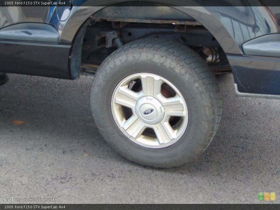 2005 Ford F150 STX SuperCab 4x4 Wheel and Tire Photo #96566492