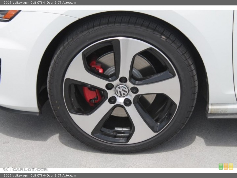 2015 Volkswagen Golf GTI 4-Door 2.0T Autobahn Wheel and Tire Photo #96588524
