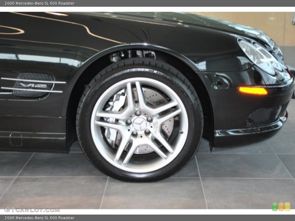 2006 Mercedes-Benz SL 600 Roadster Wheel and Tire Photo #96591197