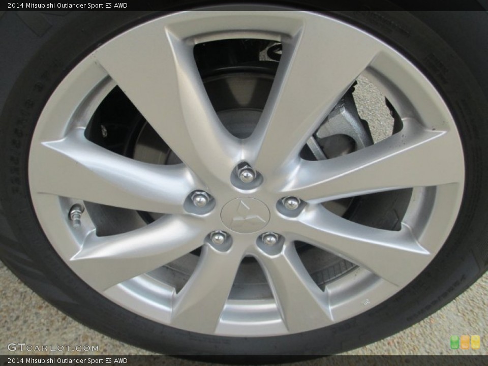 2014 Mitsubishi Outlander Sport ES AWD Wheel and Tire Photo #96591830