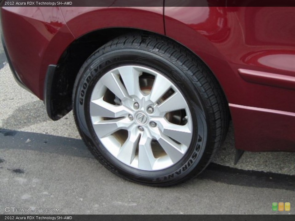 2012 Acura RDX Technology SH-AWD Wheel and Tire Photo #96594386
