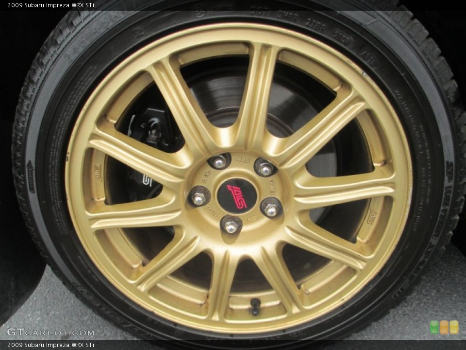 2009 Subaru Impreza WRX STi Wheel and Tire Photo #96623582