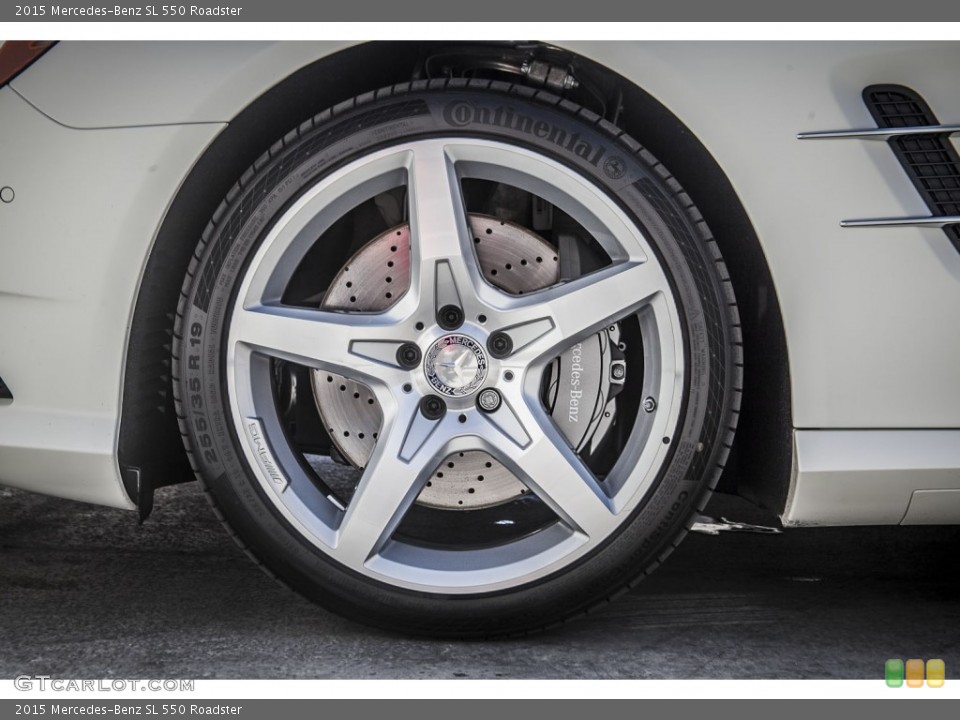 2015 Mercedes-Benz SL 550 Roadster Wheel and Tire Photo #96635147