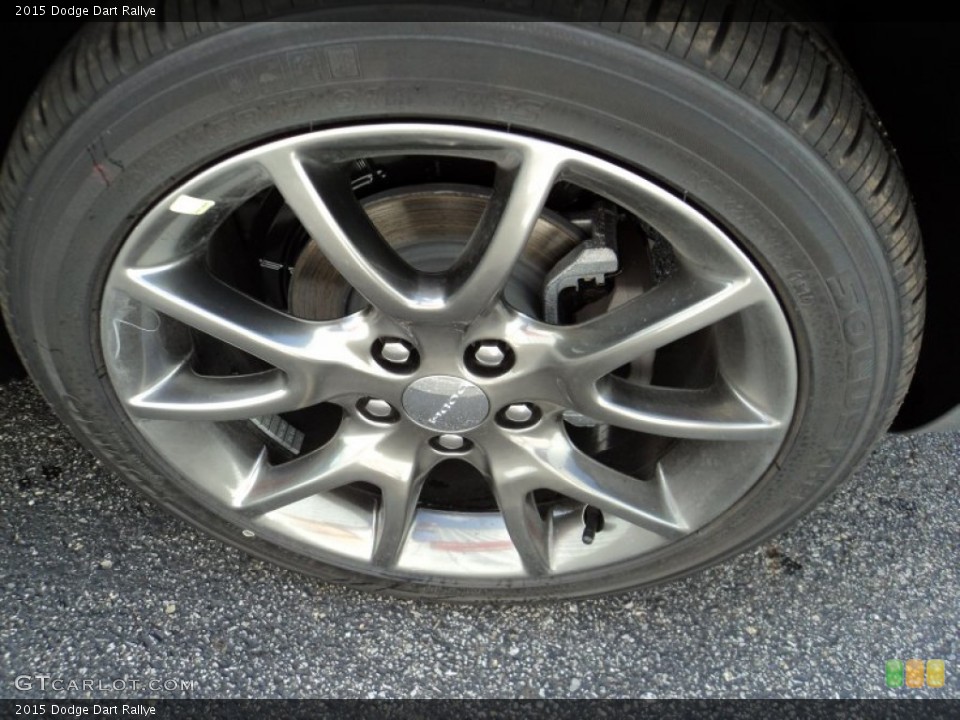 2015 Dodge Dart Rallye Wheel and Tire Photo #96636485