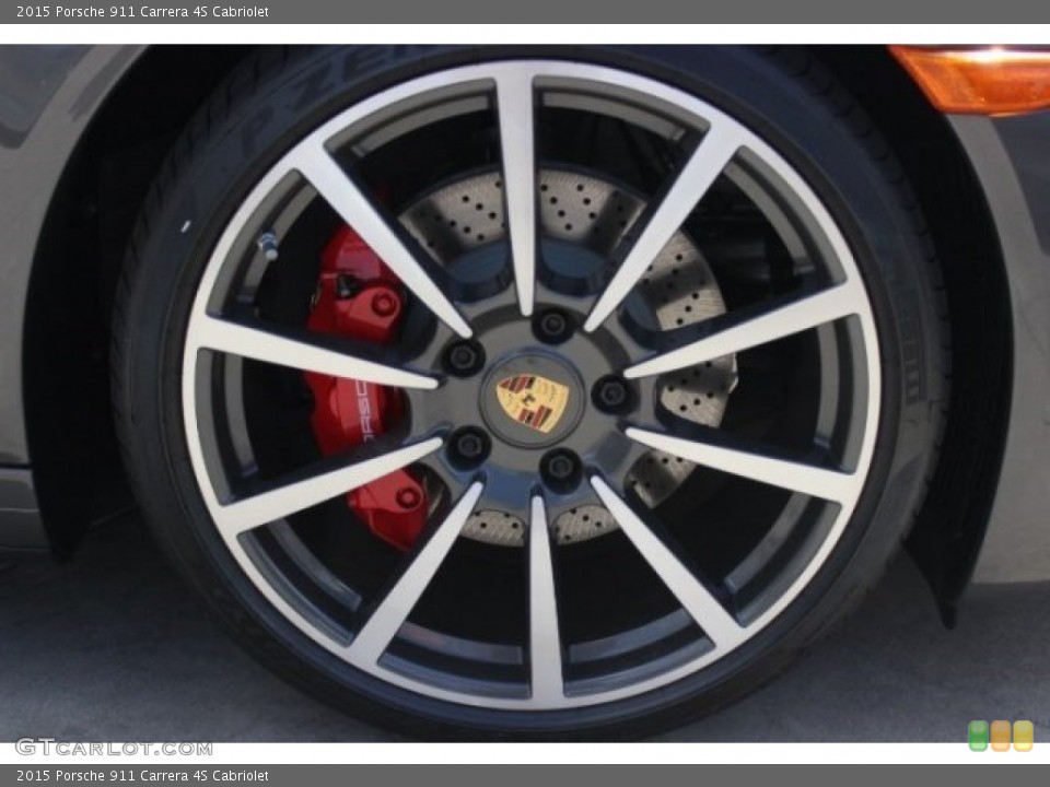 2015 Porsche 911 Carrera 4S Cabriolet Wheel and Tire Photo #96644615