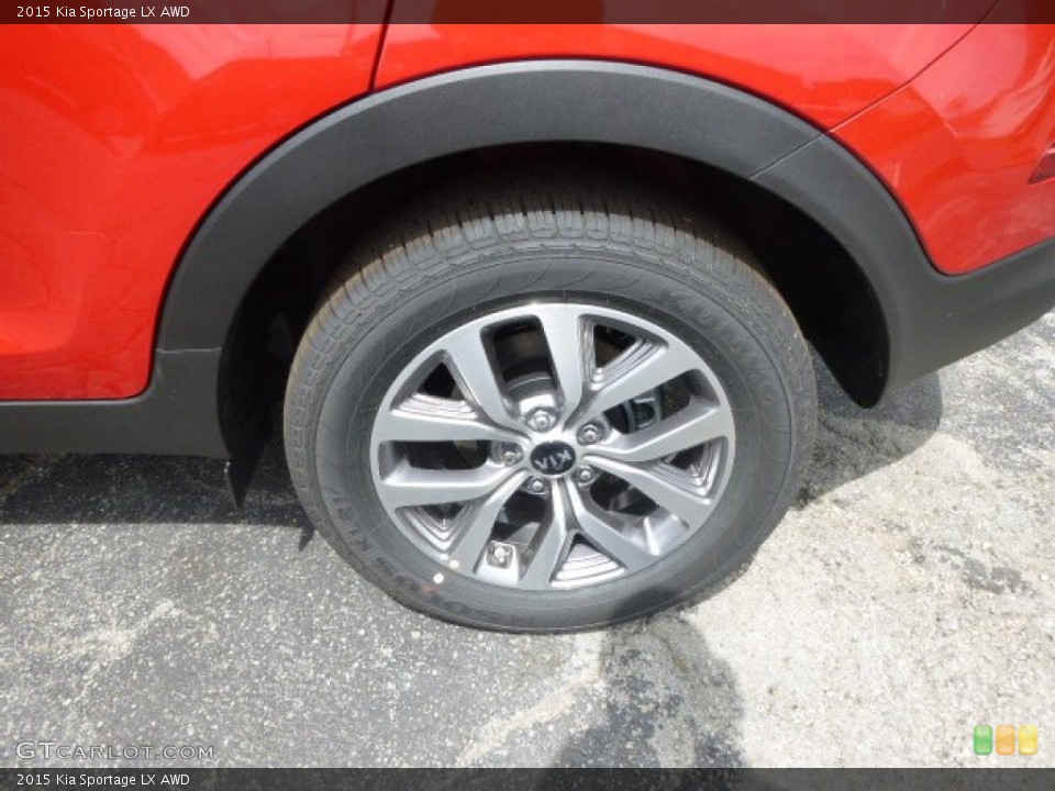 2015 Kia Sportage LX AWD Wheel and Tire Photo #96669653