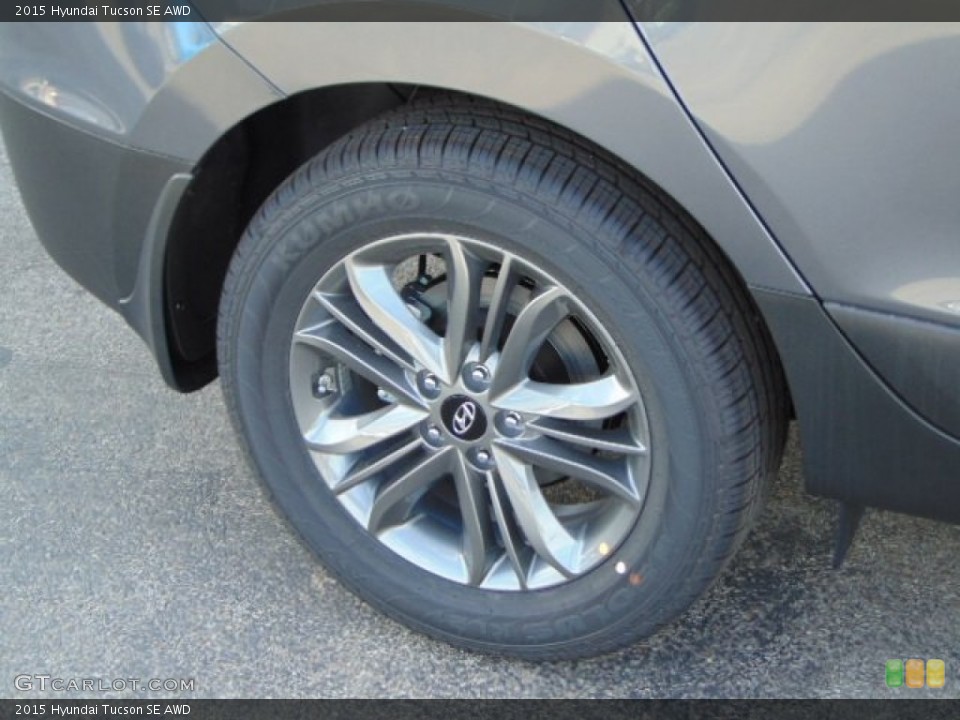 2015 Hyundai Tucson SE AWD Wheel and Tire Photo #96692843