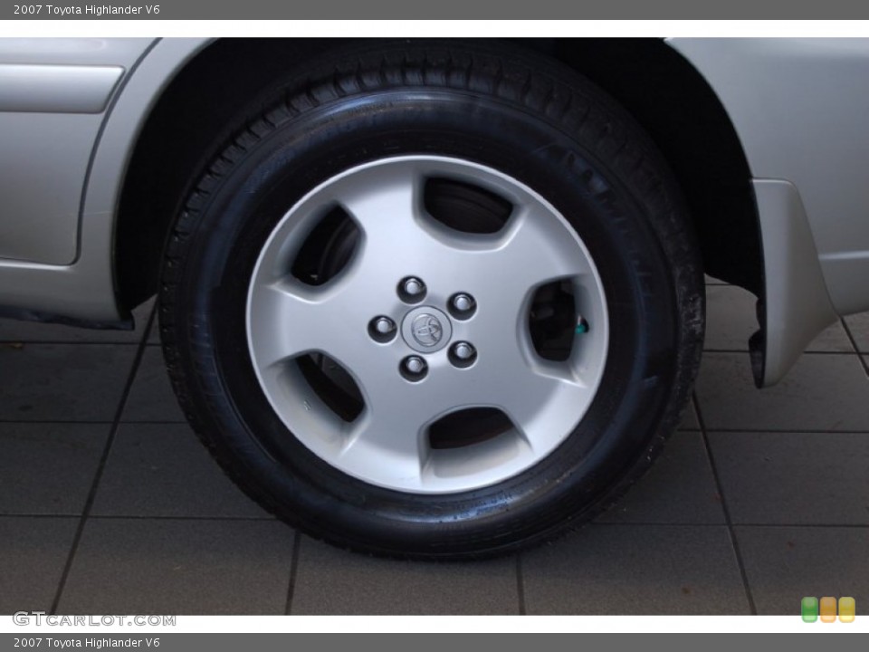 2007 Toyota Highlander V6 Wheel and Tire Photo #96694993