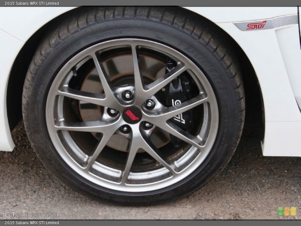 2015 Subaru WRX STI Limited Wheel and Tire Photo #96696739