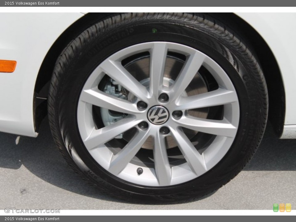 2015 Volkswagen Eos Komfort Wheel and Tire Photo #96699472