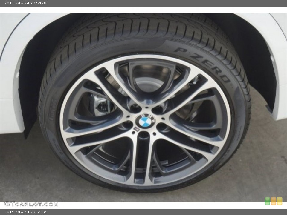 2015 BMW X4 xDrive28i Wheel and Tire Photo #96706363