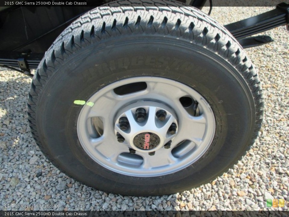 2015 GMC Sierra 2500HD Double Cab Chassis Wheel and Tire Photo #96713350