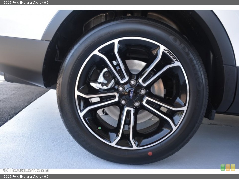 2015 Ford Explorer Sport 4WD Wheel and Tire Photo #96748078