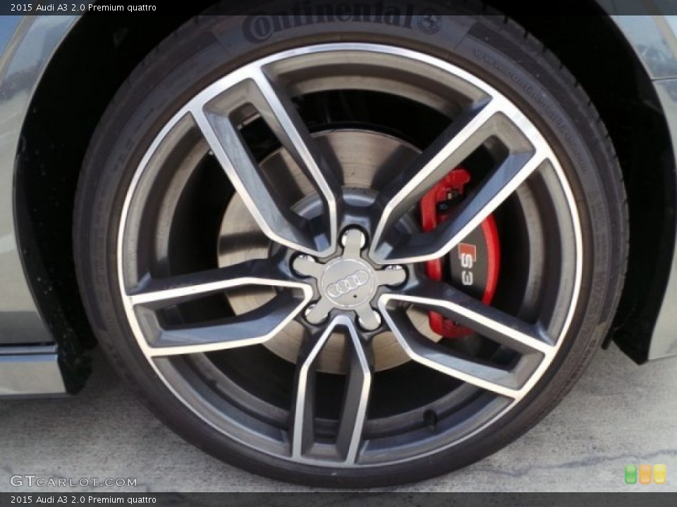 2015 Audi A3 2.0 Premium quattro Wheel and Tire Photo #96749221