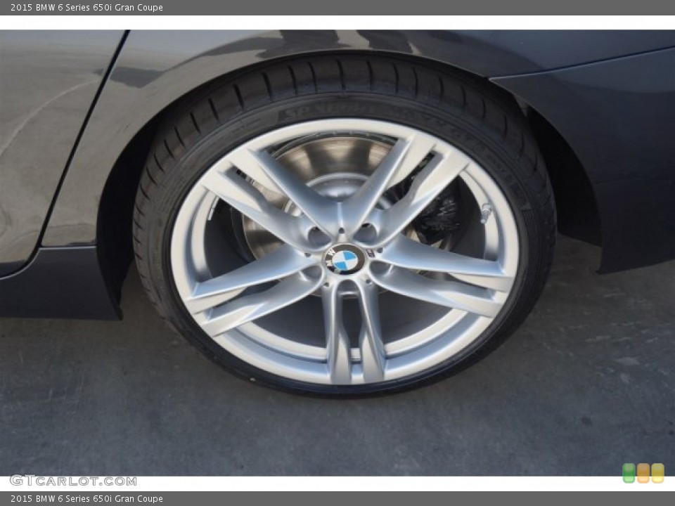 2015 BMW 6 Series 650i Gran Coupe Wheel and Tire Photo #96757522
