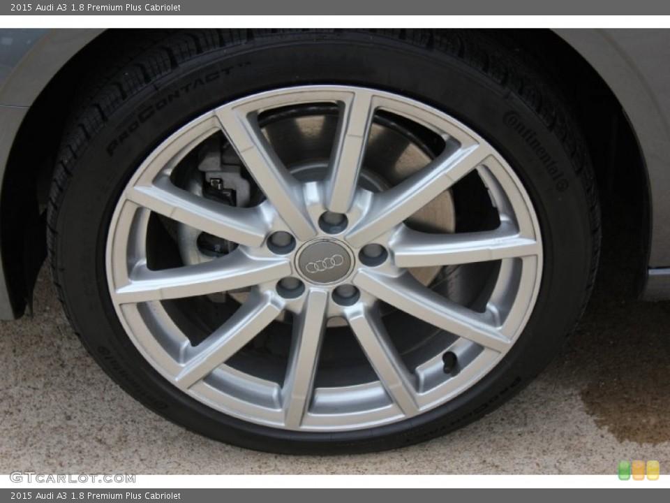 2015 Audi A3 1.8 Premium Plus Cabriolet Wheel and Tire Photo #96810839