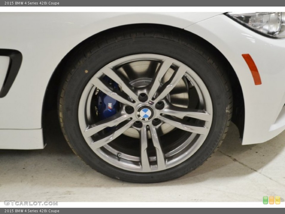 2015 BMW 4 Series 428i Coupe Wheel and Tire Photo #96819575