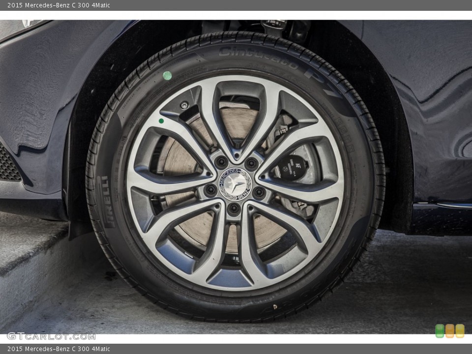 2015 Mercedes-Benz C 300 4Matic Wheel and Tire Photo #96870729