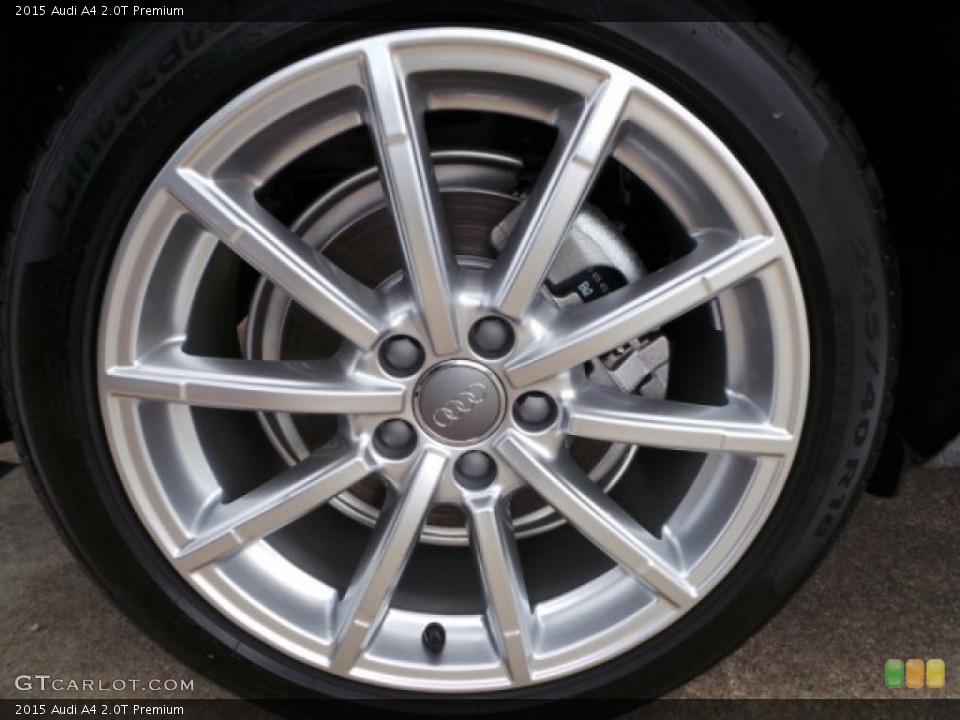 2015 Audi A4 2.0T Premium Wheel and Tire Photo #96915889