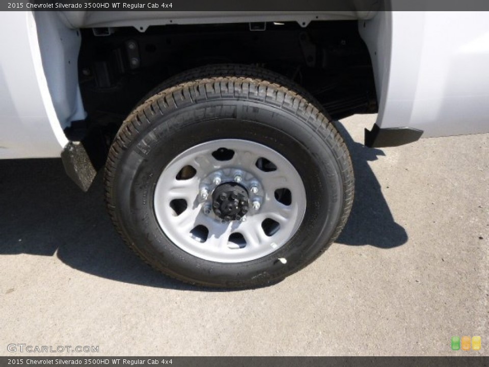 2015 Chevrolet Silverado 3500HD WT Regular Cab 4x4 Wheel and Tire Photo #96972771
