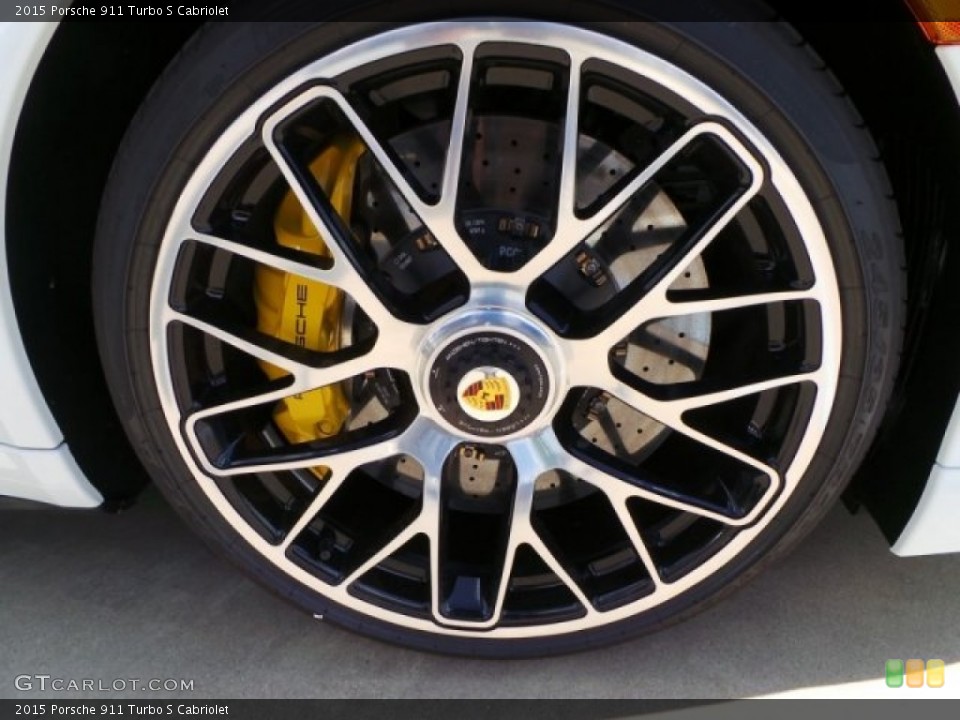 2015 Porsche 911 Turbo S Cabriolet Wheel and Tire Photo #96985851