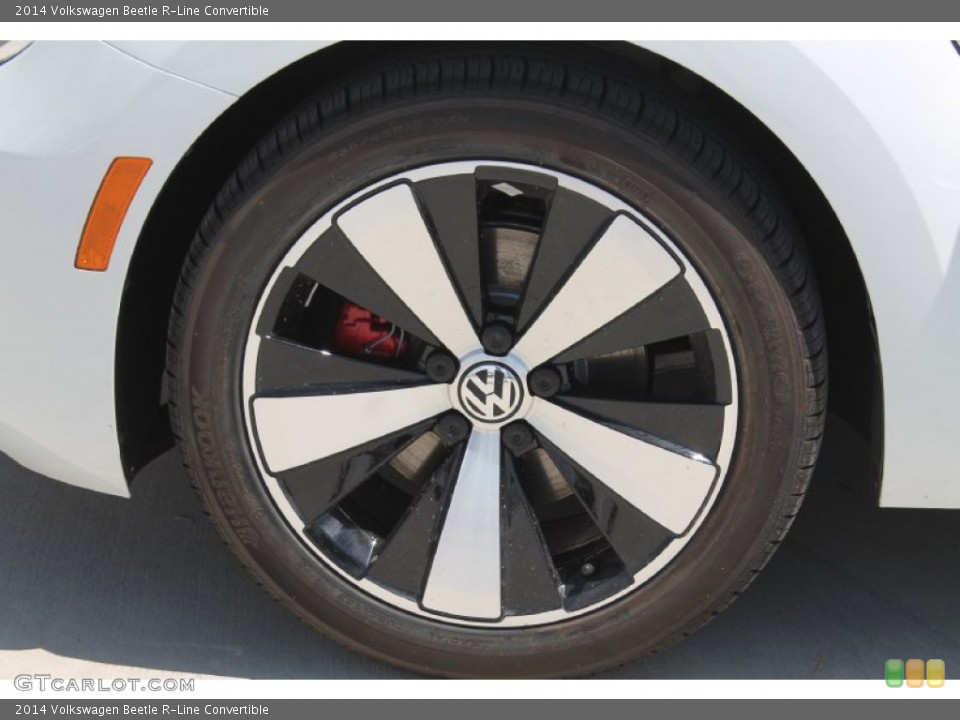 2014 Volkswagen Beetle R-Line Convertible Wheel and Tire Photo #96998283