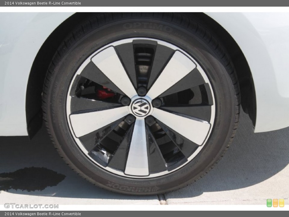 2014 Volkswagen Beetle R-Line Convertible Wheel and Tire Photo #96998310