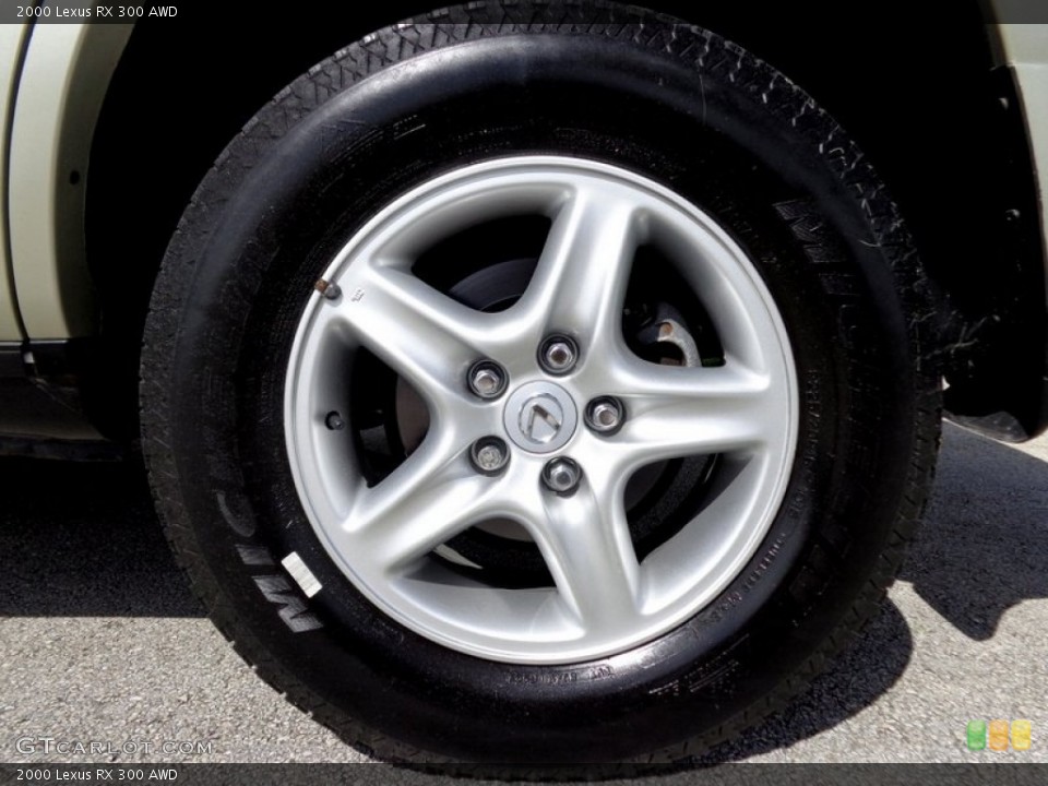 2000 Lexus RX 300 AWD Wheel and Tire Photo #97022871