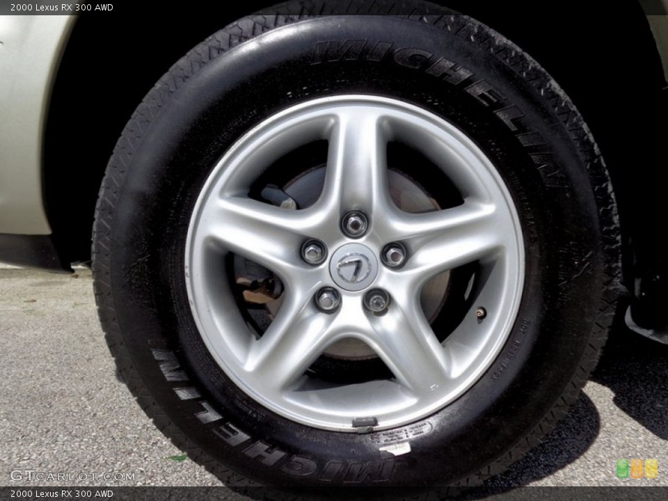 2000 Lexus RX 300 AWD Wheel and Tire Photo #97022922