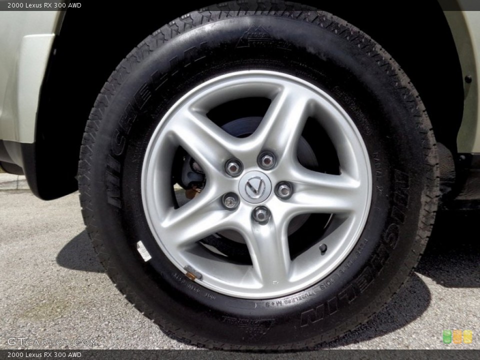 2000 Lexus RX 300 AWD Wheel and Tire Photo #97022964