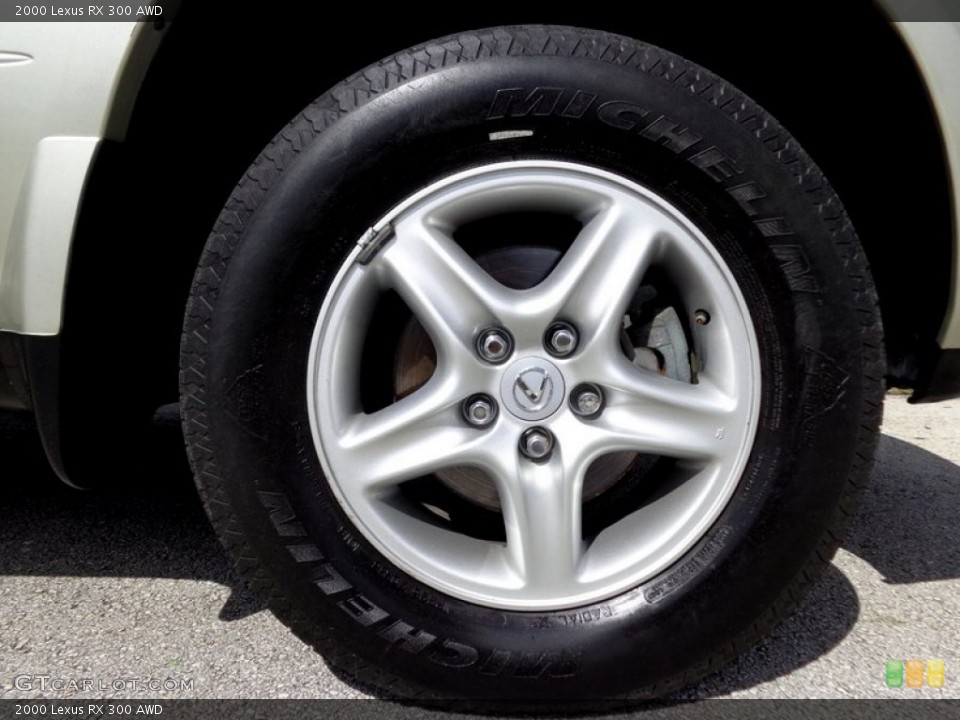 2000 Lexus RX 300 AWD Wheel and Tire Photo #97023015