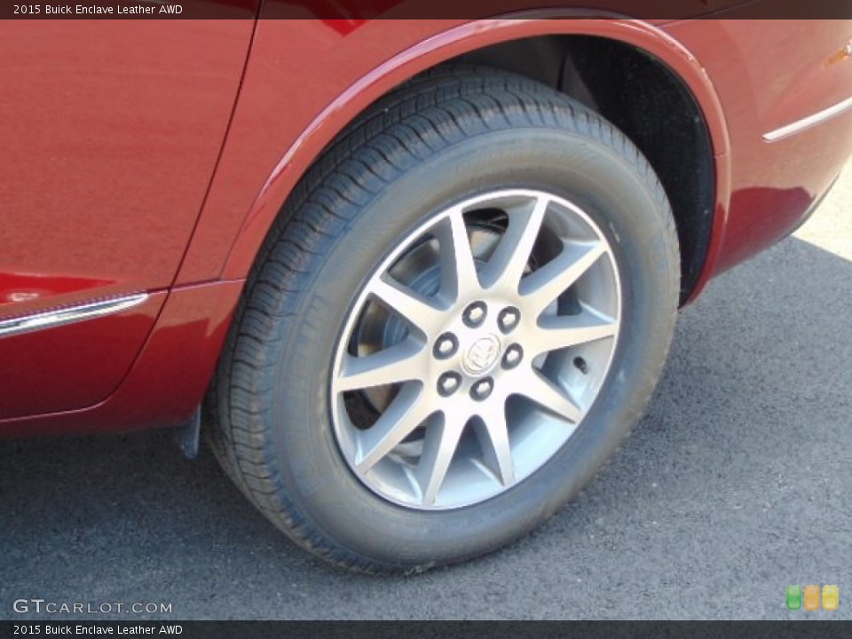 2015 Buick Enclave Leather AWD Wheel and Tire Photo #97030668