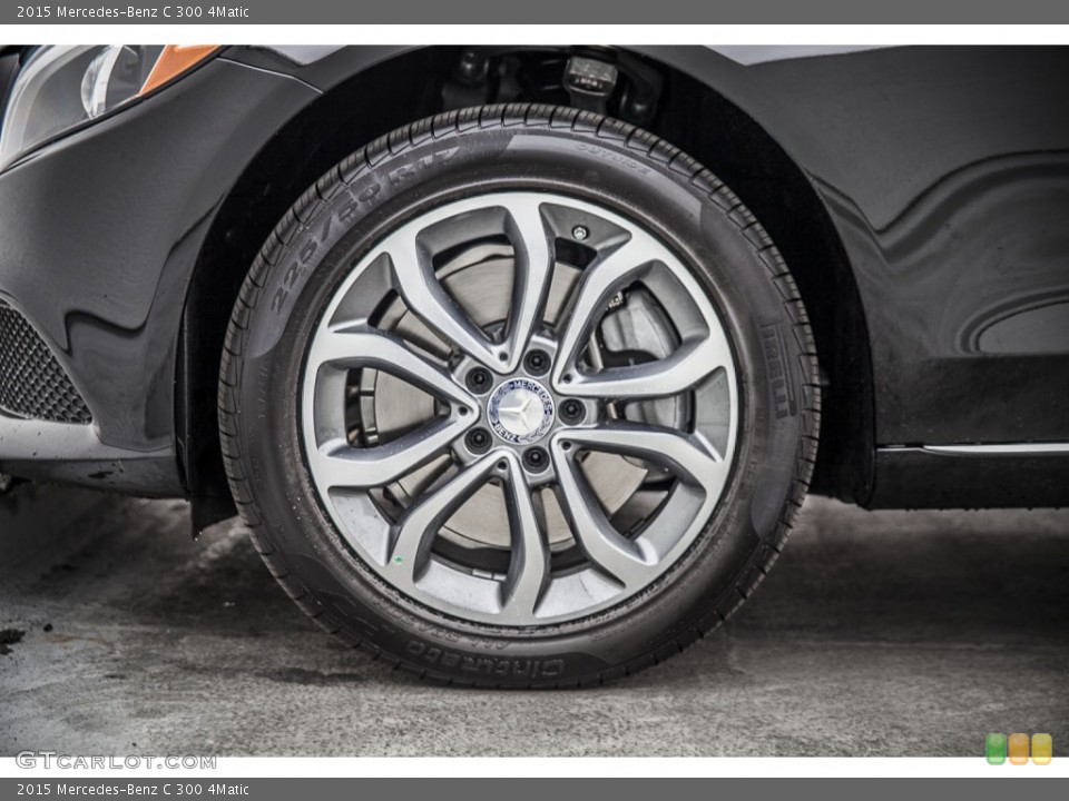 2015 Mercedes-Benz C 300 4Matic Wheel and Tire Photo #97036653