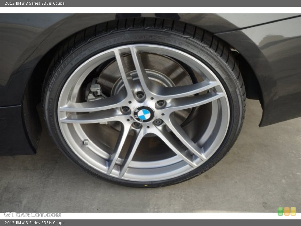 2013 BMW 3 Series 335is Coupe Wheel and Tire Photo #97038783