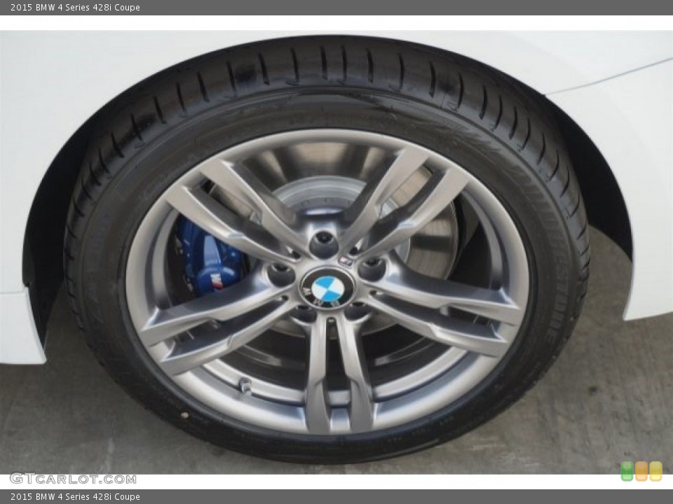 2015 BMW 4 Series 428i Coupe Wheel and Tire Photo #97040433