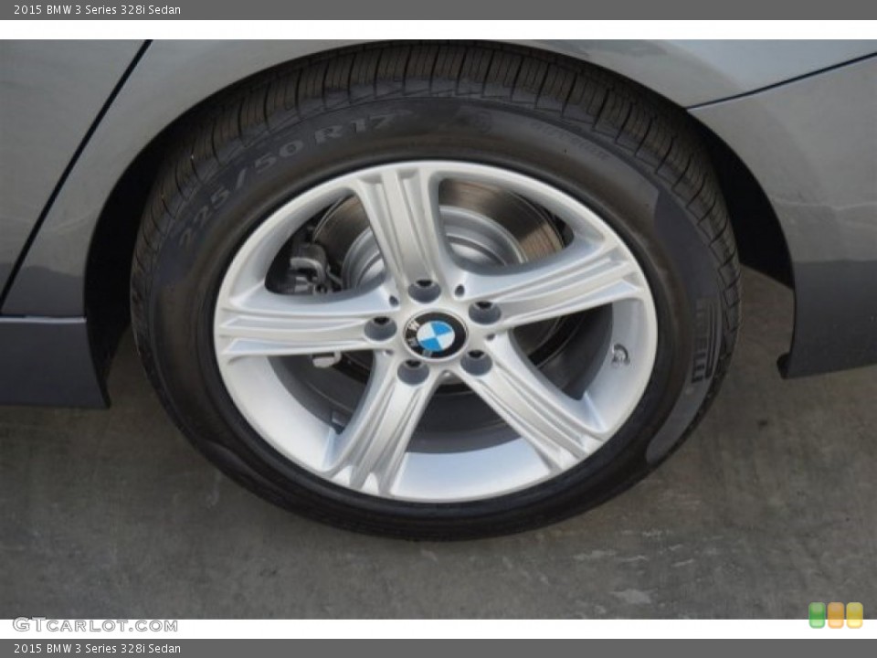 2015 BMW 3 Series 328i Sedan Wheel and Tire Photo #97041762
