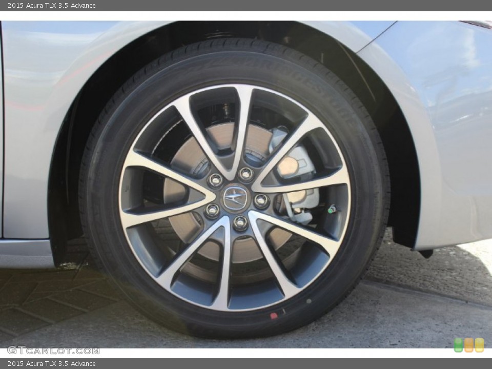 2015 Acura TLX 3.5 Advance Wheel and Tire Photo #97043601