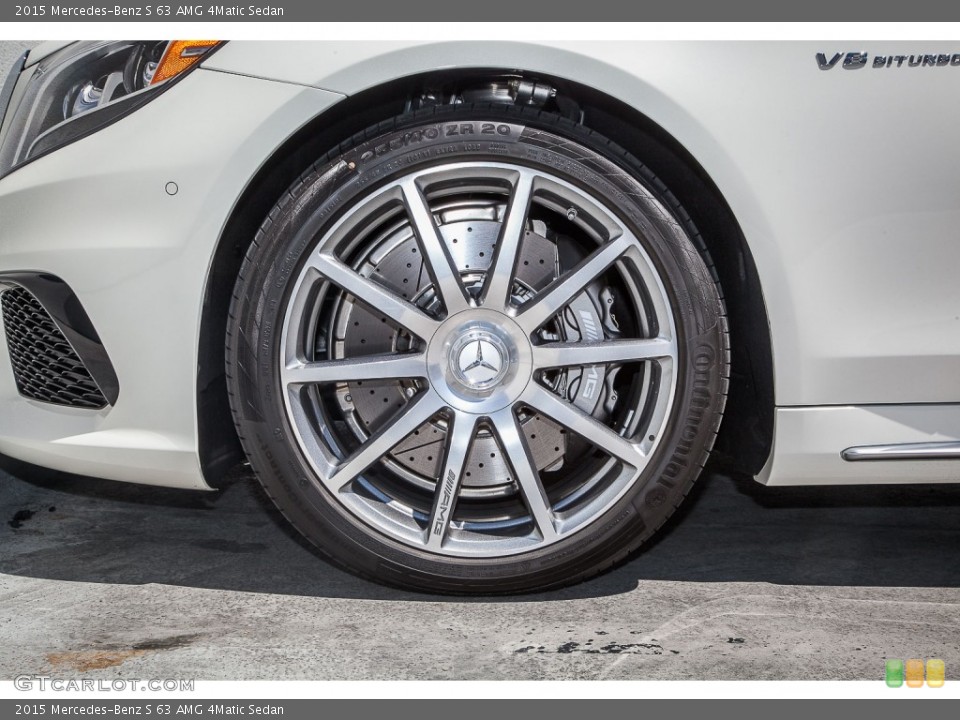 2015 Mercedes-Benz S 63 AMG 4Matic Sedan Wheel and Tire Photo #97058369