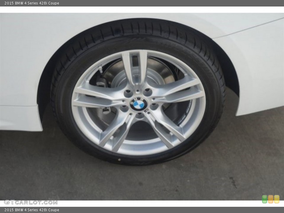 2015 BMW 4 Series 428i Coupe Wheel and Tire Photo #97061726