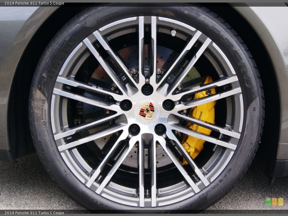 2014 Porsche 911 Turbo S Coupe Wheel and Tire Photo #97063172