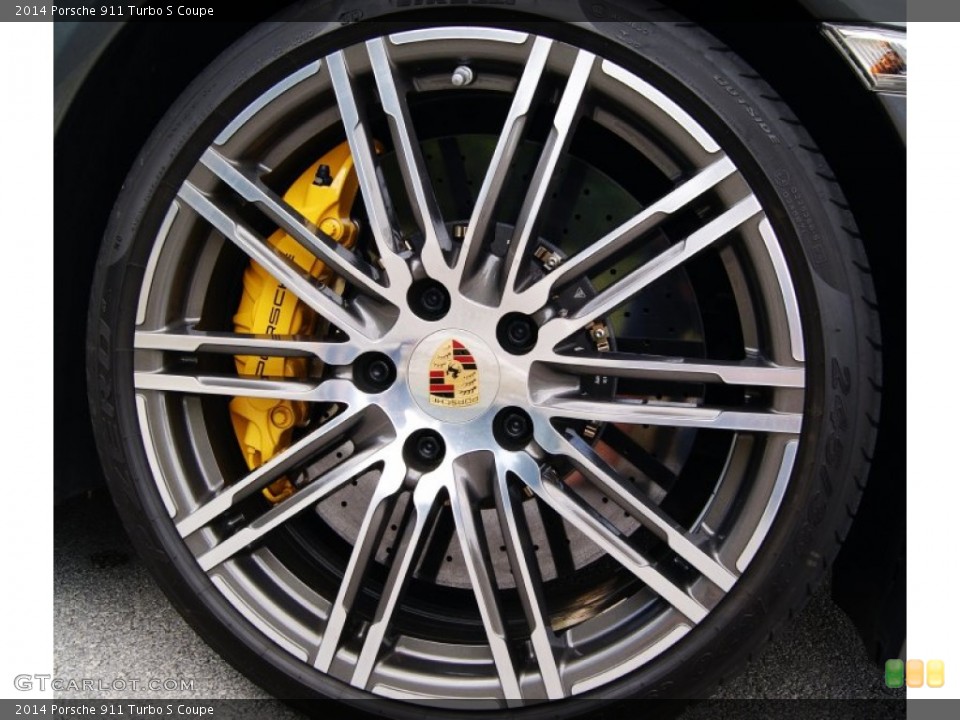 2014 Porsche 911 Turbo S Coupe Wheel and Tire Photo #97063187