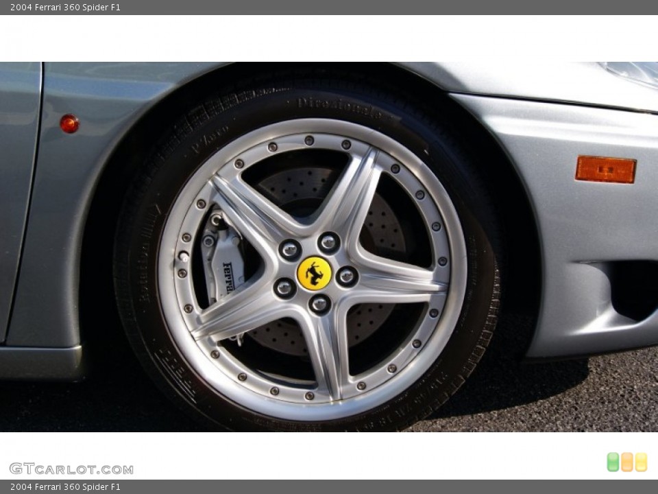 2004 Ferrari 360 Spider F1 Wheel and Tire Photo #97065698