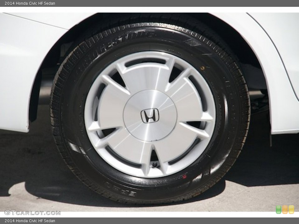 2014 Honda Civic HF Sedan Wheel and Tire Photo #97067638