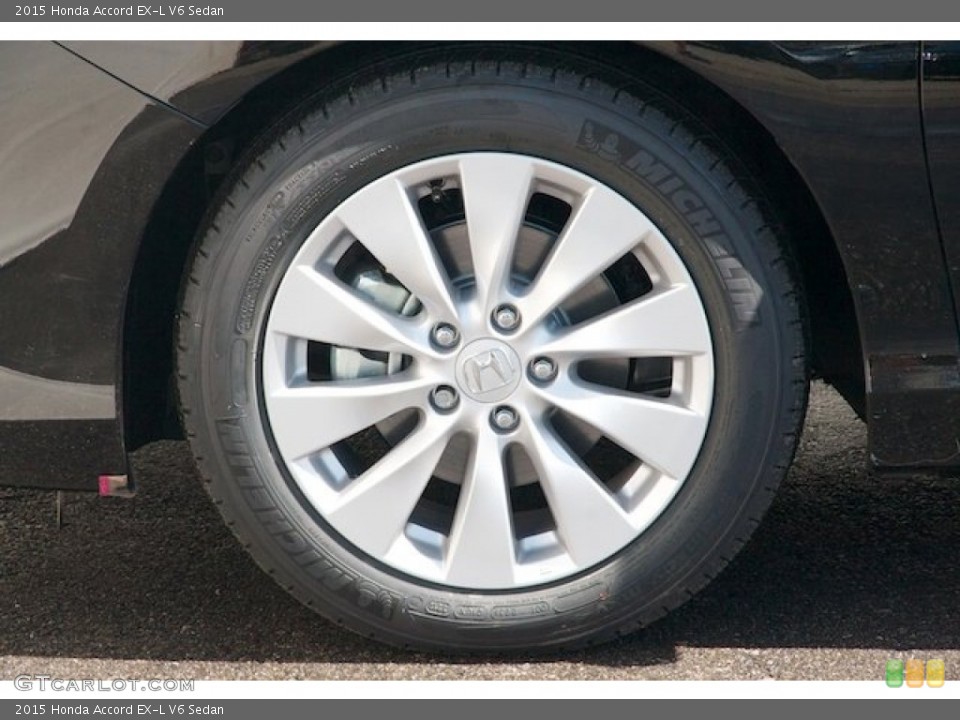 2015 Honda Accord EX-L V6 Sedan Wheel and Tire Photo #97071973