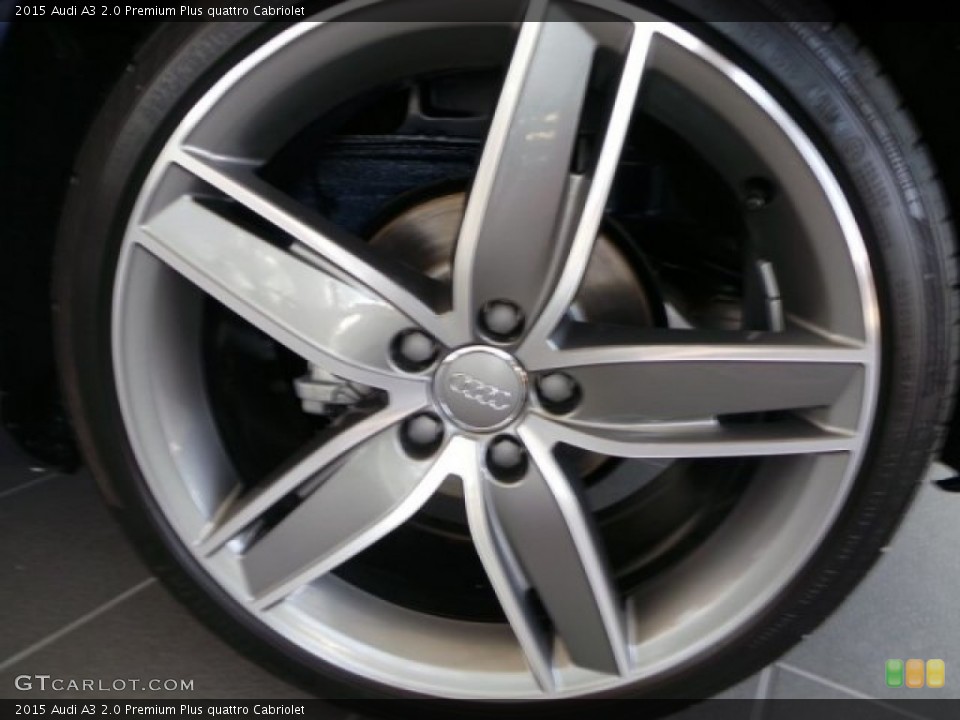 2015 Audi A3 2.0 Premium Plus quattro Cabriolet Wheel and Tire Photo #97074748