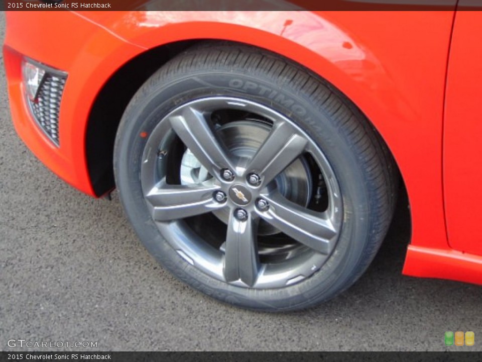 2015 Chevrolet Sonic RS Hatchback Wheel and Tire Photo #97112612