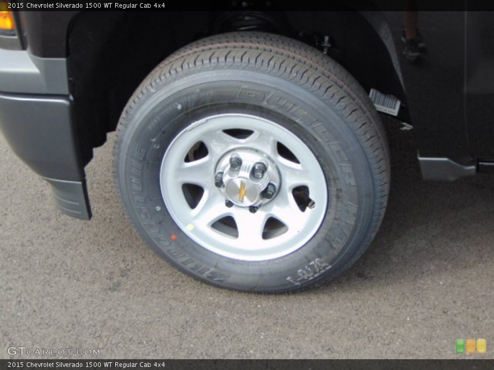 2015 Chevrolet Silverado 1500 WT Regular Cab 4x4 Wheel and Tire Photo #97113188