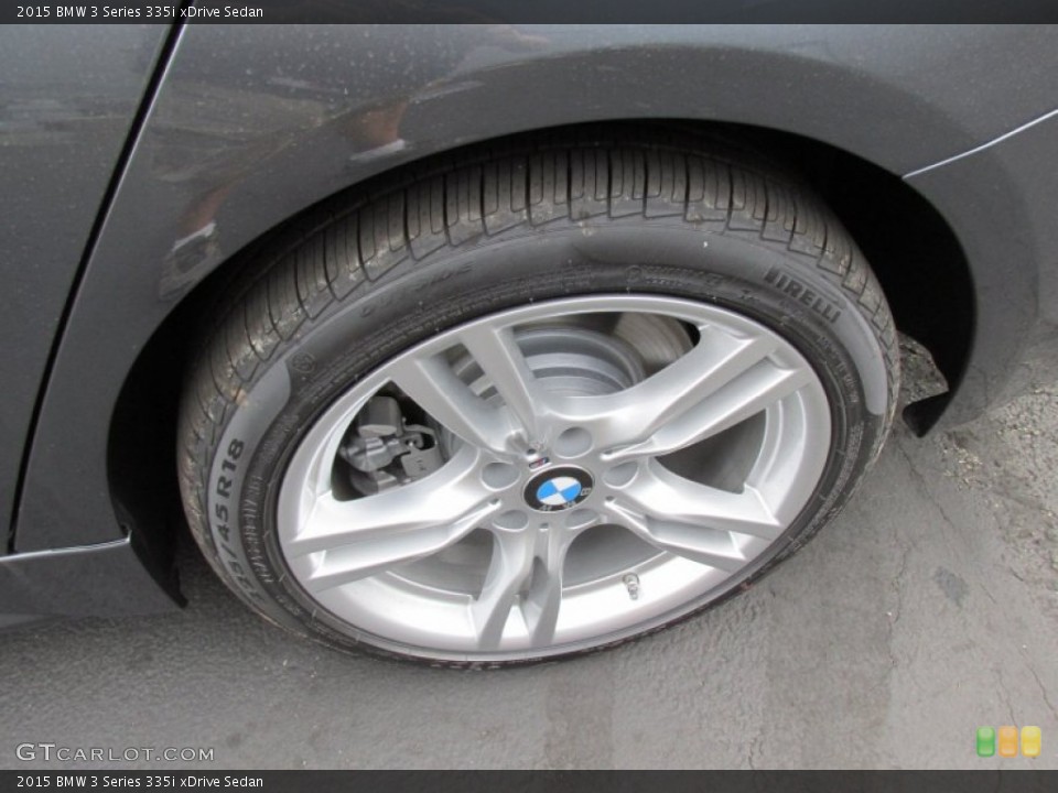 2015 BMW 3 Series 335i xDrive Sedan Wheel and Tire Photo #97120325