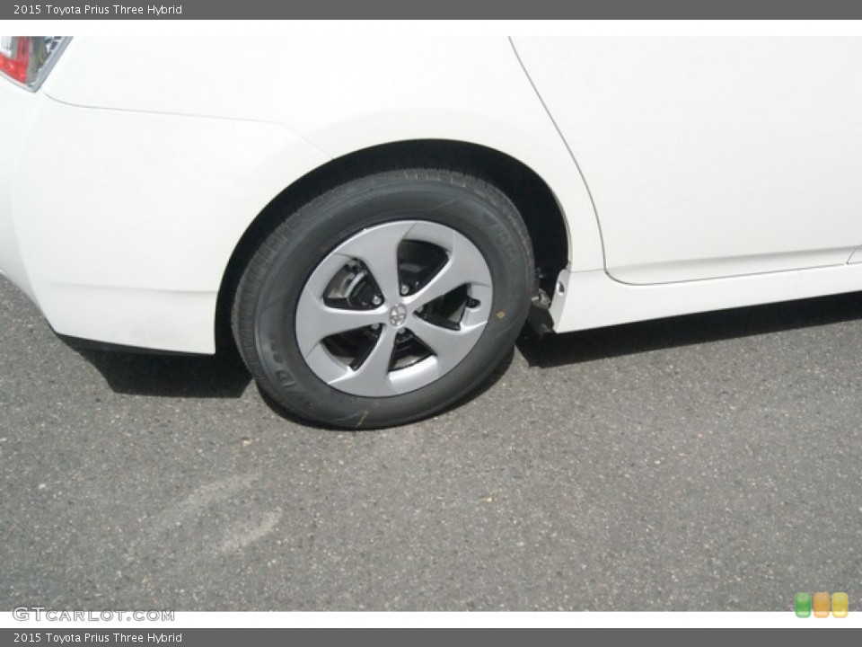 2015 Toyota Prius Three Hybrid Wheel and Tire Photo #97129747