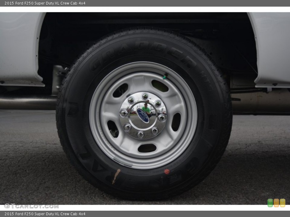 2015 Ford F250 Super Duty XL Crew Cab 4x4 Wheel and Tire Photo #97130255